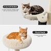 Cat Tree House, Cat Condos, Aesthetic Cats Tree, Hidden Litter Box, Wooden Cats Furniture with Multiple Platforms - 3 of 4