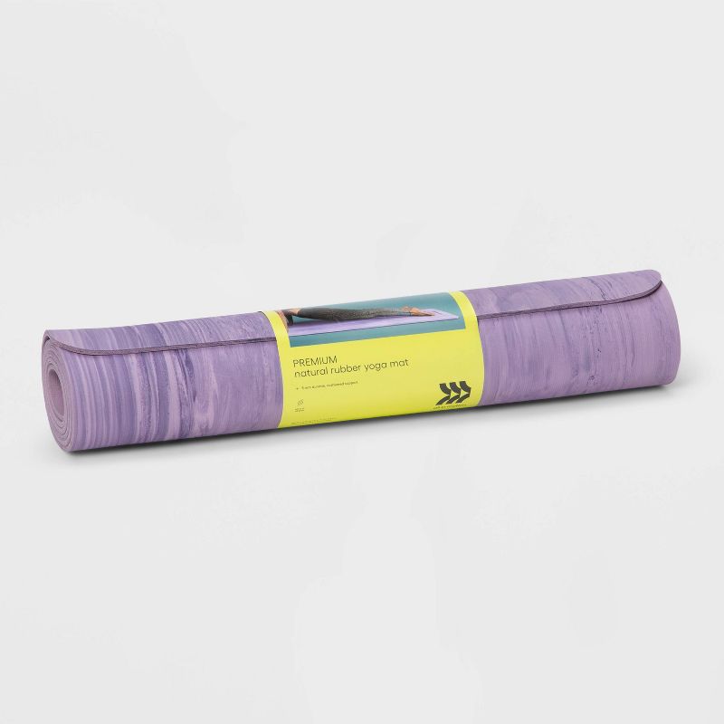 Natural Rubber Yoga Mat 5mm Violet - All In Motion&#8482;, 3 of 8