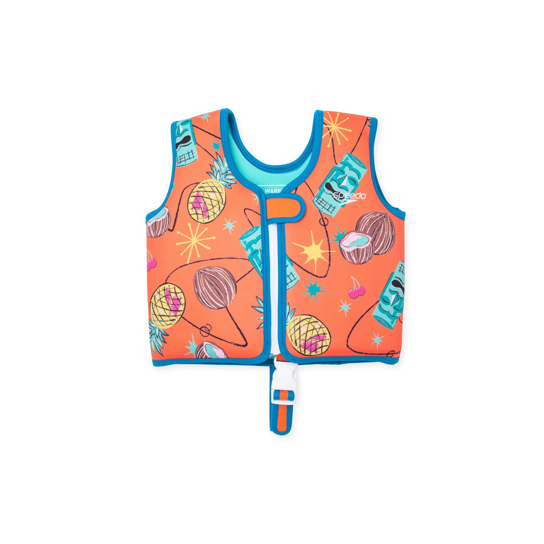 Speedo Kids' Swim Vest - Orange L/XL: Swim Training Equipment for Ages 3-8