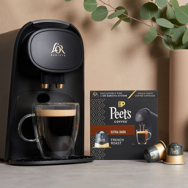 Peet&#39;s French Extra Dark Roast Coffee Capsules for L&#39;OR Barista  - 11oz/30ct, 3 of 6
