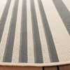 Courtyard CY6062 UV & Stain Resistant Non-Shedding Power Loomed Indoor/Outdoor Rugs - Safavieh - 4 of 4