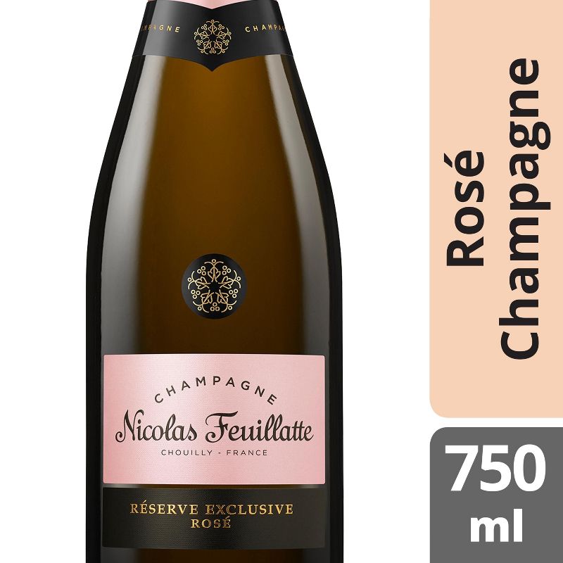 Champagne Nicolas Feuillatte R&#233;serve Exclusive Ros&#233; - 750ml Bottle, 4 of 11
