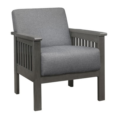 NicBex Textured Accent Chair,Upholstered Living Room Chair with Mid-Height Backrest and Rubberwood Frame,Recliner Chair for Living Room
