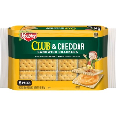 Keebler Club &#38; Cheddar Sandwich Crackers - 8ct