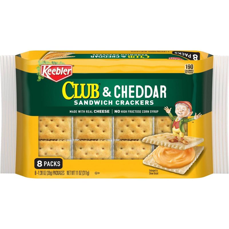 Keebler Club &#38; Cheddar Sandwich Crackers - 8ct, 3 of 8
