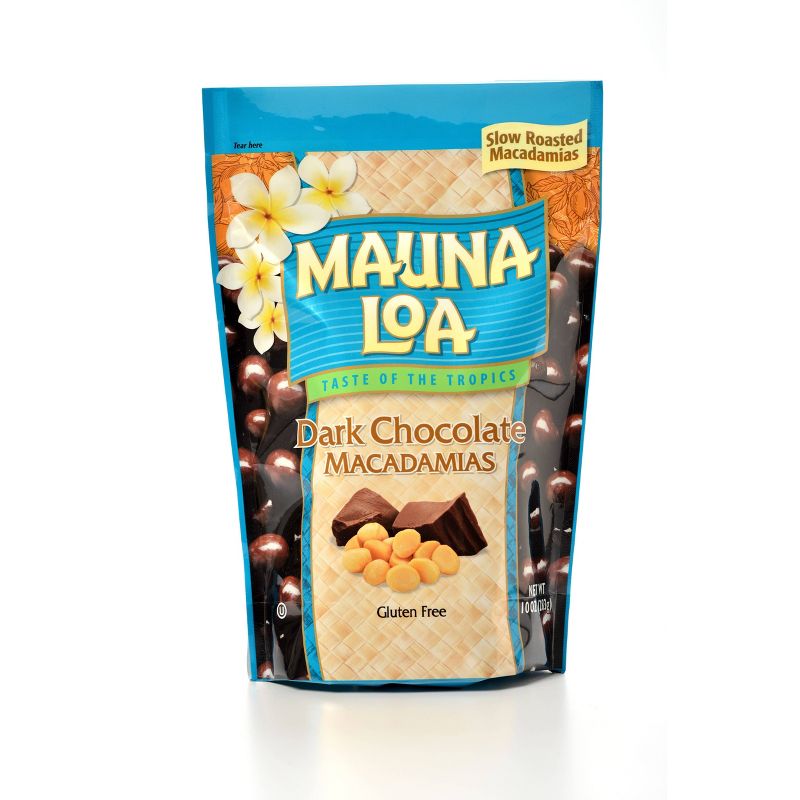 Mauna Loa Dark Chocolate Macadamias - 10oz, 1 of 2