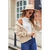 Women's Fashion Cropped Corduroy Button Down Jackets Tops Fall Trendy Long Sleeve Shirts - 4 of 4