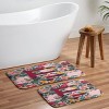 Deny Designs Burcu Korkmazyurek Summer Botanical Monogram Memory Foam Bath Mat - 4 of 4