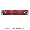 Unique Bargains Christmas Table Runner Red Green Black 72"x13" 1 Pc - 3 of 4