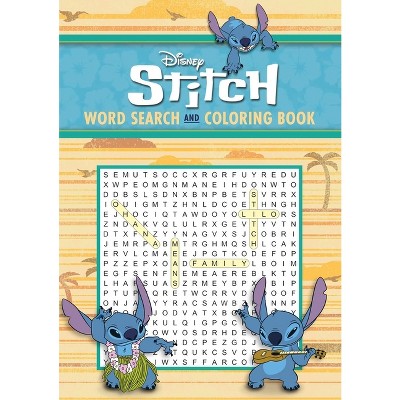Disney Stitch Word Search and Coloring Book - (Coloring Book & Word Search) by Editors of Thunder Bay Press (Paperback)