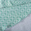 Design Imports  Aqua Diamond Outdoor Tablecloth With Zipper 60X120 - 3 of 4