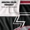 University Of Indianapolis Primary Logo Stripes Silky 50x60 Blanket, 1 Sided - 4 of 4