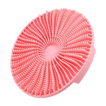 DNC Shower Brush Silicone Bath Body Brush - Back Scrubber for Shower Back  Brush Skin Exfoliating Brush with Long Handle Back Cleaning Washer for Men  Women Light Pink