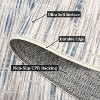 coucheta Washable Modern Area Rugs, Multi-size Farmhouse Distressed Abstract Low Pile Soft Non Slip Large Carpet, for Living Room, Bedroom, Dining - 4 of 4