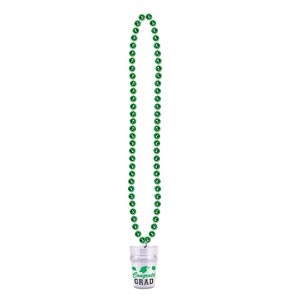 Beistle Beads w/Grad Glass, 33"/2.5 Oz, (6/Pkg) Green - 1 of 1