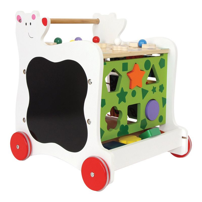 Small Foot Wooden Bear Baby Walker and Activity Center, 2 of 4