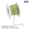 Unique Bargains Bags Clothing Decoration Crystal Rhinestone Sew on Close Claw Chain Trim - 2 of 4