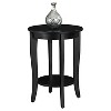 American Heritage Round End Table - Convenience Concepts - image 2 of 3