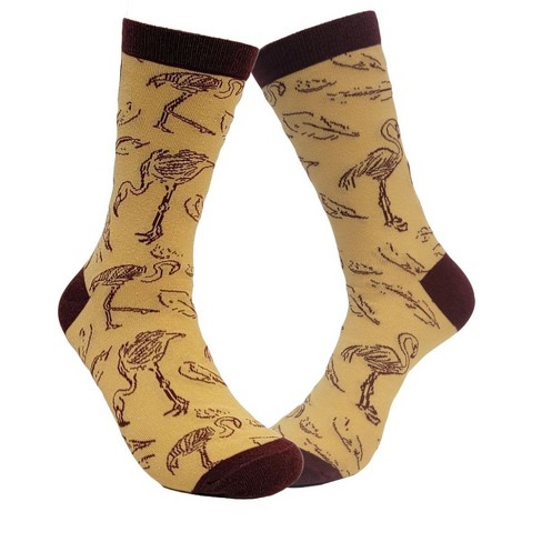 Flamingo Pattern Socks (Women's Sizes Adult Medium) from the Sock Panda - image 1 of 3