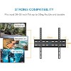 Fixed TV Wall Mount Bracket for 26-60" LED/LCD/OLED TVs up to 115 lbs, Low Profile Design, Max VESA 400x400mm, Fits 16" Wood Studs - 4 of 4