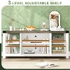 TV Stand for TVs Up to 65 Inch, Entertainment Center with Storage, Shelves, TV Media Console Table for Living Room, Bedroom - 4 of 4