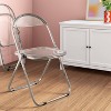Metal Acrylic Folding Chair - Room Essentials™ - 2 of 4