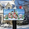 Briarwood Lane Caroling Snowmen Christmas Magnetic Mailbox Cover Welcome Standard - 2 of 3