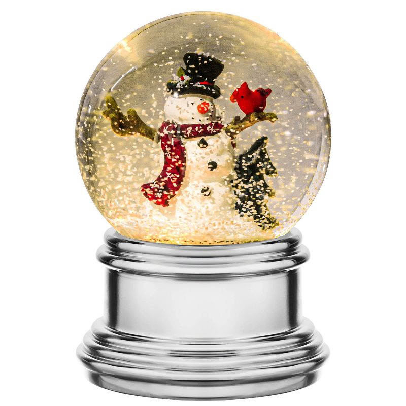 Snowburst LED Animated Snow Globe Decorative Holiday Scene Props - Haute D&#233;cor, 4 of 5
