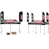 Kaido House "BBS" Tent V1 Black with Extra Wheels for 1/64 Scale Models by Mini GT - 3 of 4