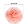 Unique Bargains Decorative Reusable Party Wedding Tissue Pom Poms Flowers 10 Pcs - 2 of 4