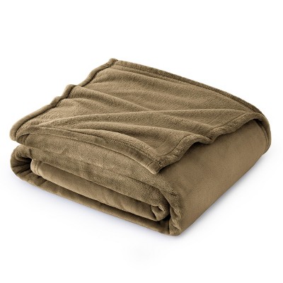 Bedsure | Flannel Blanket Solid 300GSM Soft Fuzzy Plush  Bed Blanket