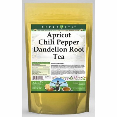 TerraVita Apricot Chili Pepper Dandelion Root Tea (50 tea bags, ZIN: 570351, 1-Pack)