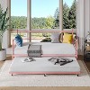 Twin Daybed with Trundle, Pull Out Day Bed with Steel Slat Support Headboard, Space Saving and Trundle Bed Frame Set for Living Room, Guest Room - 2 of 4