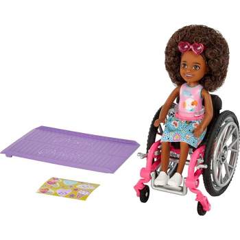 Barbie Chelsea Wheelchair Doll - Puppy Shirt