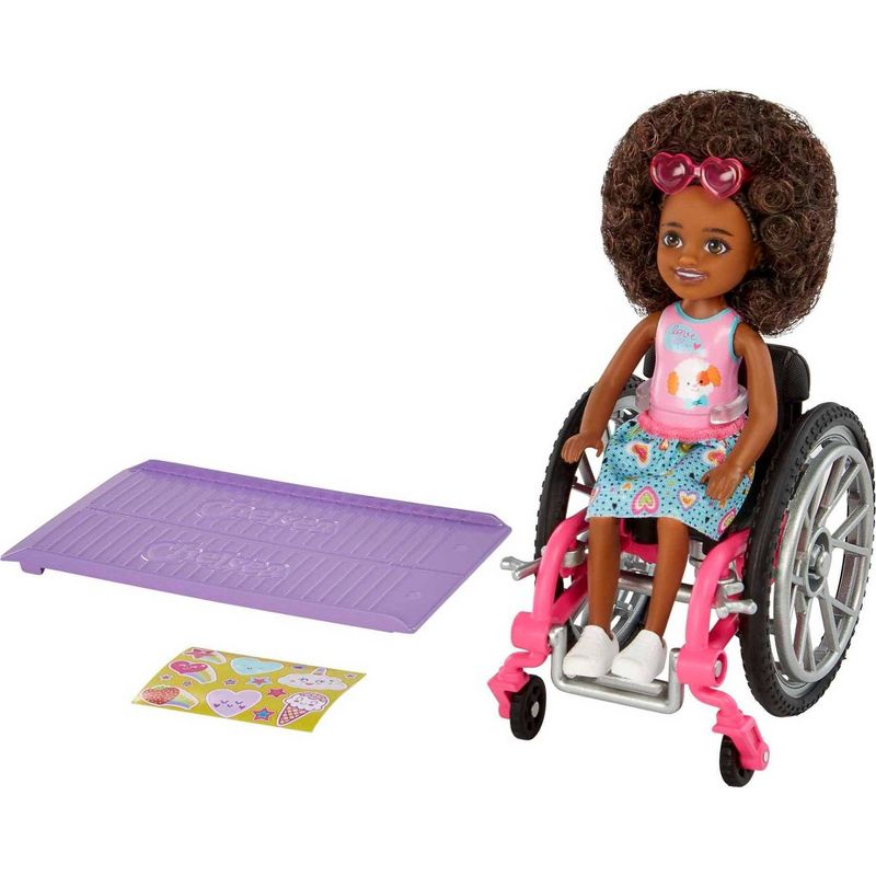 Barbie Chelsea Wheelchair Doll - Puppy Shirt, 1 of 7