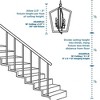 Progress Lighting Tosca 6 - Light Chandelier in  Matte Black - 2 of 3