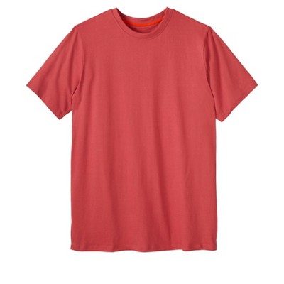 Boulder Creek by KingSize Men's Big & Tall Heavyweight Longer-Length Crewneck T-Shirt