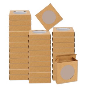 Unique Bargains Bakery Candy Jewelry Soap Display Kraft Mini Gift Boxes 32 Pcs - 1 of 4