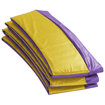 UpperBounce Super Trampoline Replacement Safety Pad Fits for 9' Round Frames - Purple/Yellow