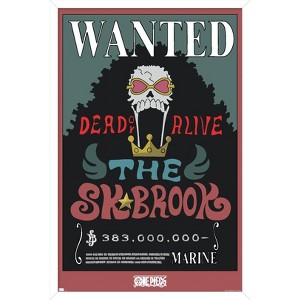 Trends International One Piece - Brook Wanted Poster Framed Wall Poster Prints - 1 of 4