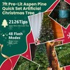 NAYSAYE Christmas Tree Stand 7FT Tree 2126 Tips with Metal Stand for Christmas Decorations, Green, 50"*84"*24.86" - 3 of 4