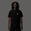 Dalix Rainbow (Glow in the Dark) Embroidered Relaxed Heavy Soft Cotton T Shirt Mens - 2 of 4