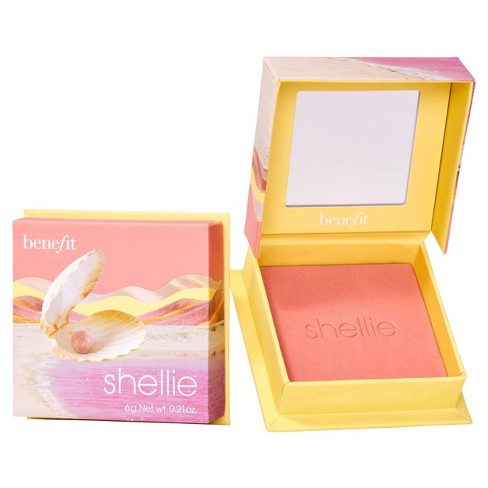  Benefit Makeup Bag Shimmery Pink : Beauty & Personal Care