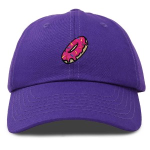 Dalix Donut Embroidered Mens Cotton Dad Hat Baseball Cap - 1 of 4