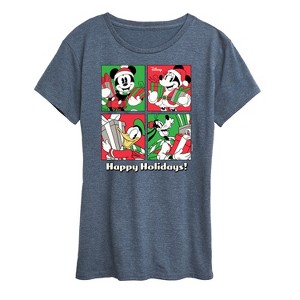 Women's - Disney - Holidays Short Sleeve Graphic T-Shirt - 1 of 4