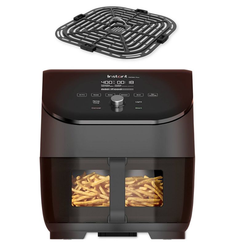 Instant Vortex Plus 6qt Air Fryer with ClearCook - Black, 3 of 9