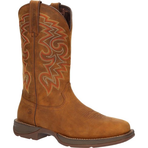 Durango Men's Rebel Waterproof Western Boots Russet
