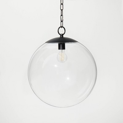Glass Ceiling Pendant Black - Threshold™ designed with Studio McGee