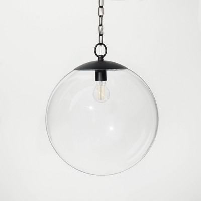 Reeded Glass Pendant Brass - Threshold™ Designed With Studio Mcgee : Target