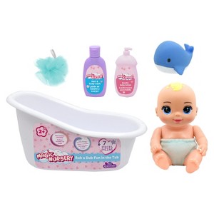 New Adventures: 8" Rub a Dub Fun In The Tub Baby Doll w/ Bath Accessories - 1 of 4